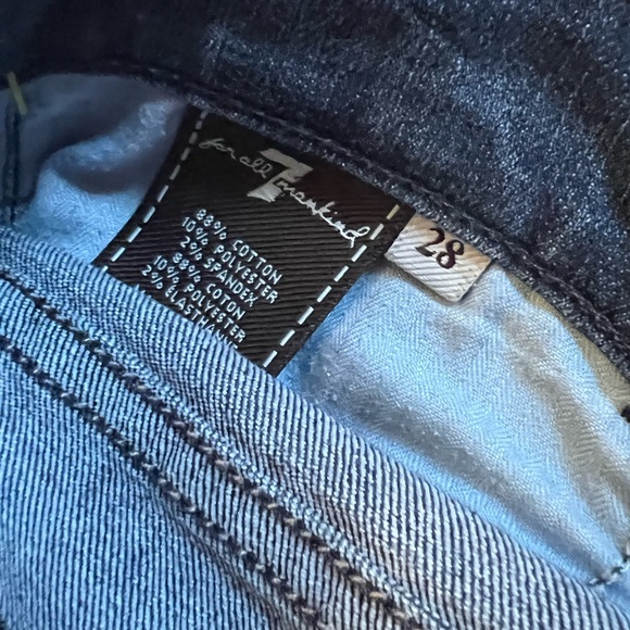 7 For All Mankind High Waist Bootcut Jeans - Picture 5 of 7